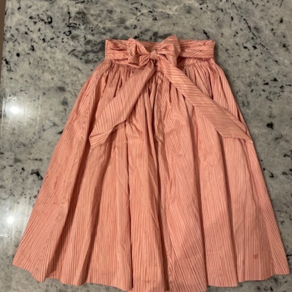 J.McLaughlin Pink High Waisted Formal Skirt - Picture 5 of 8